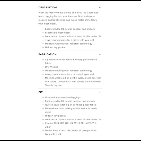 ALO Moto Leggings - Picture 12 of 12